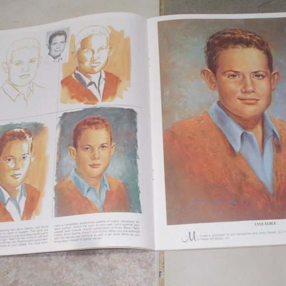 Vintage "How Frances O Farrell Paints Portraits" book #160, 37 pages - Picture 3 of 4